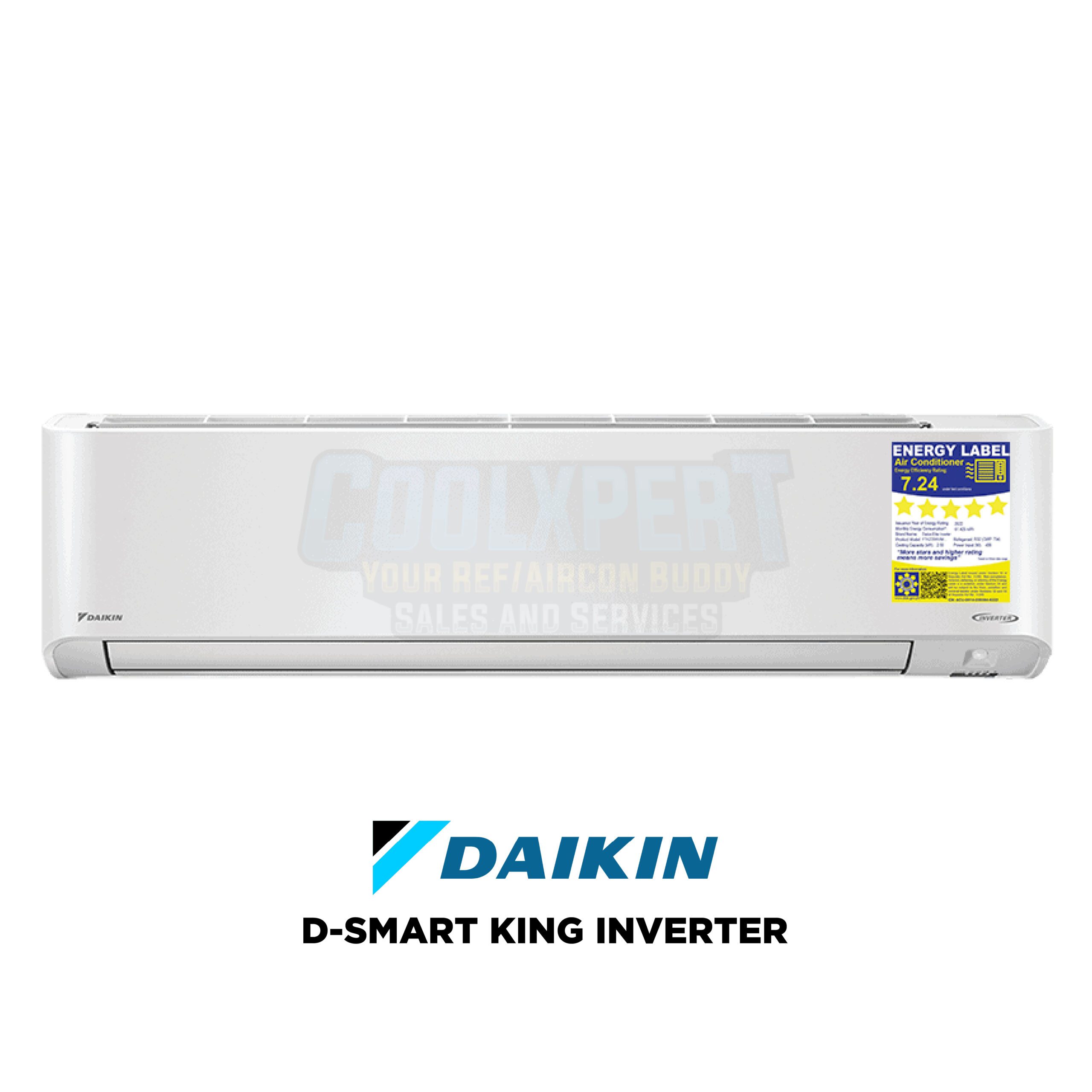 DAIKIN D-SMART KING SERIES 3.0HP SPLIT TYPE INVERTER (FTKZ71WVM)