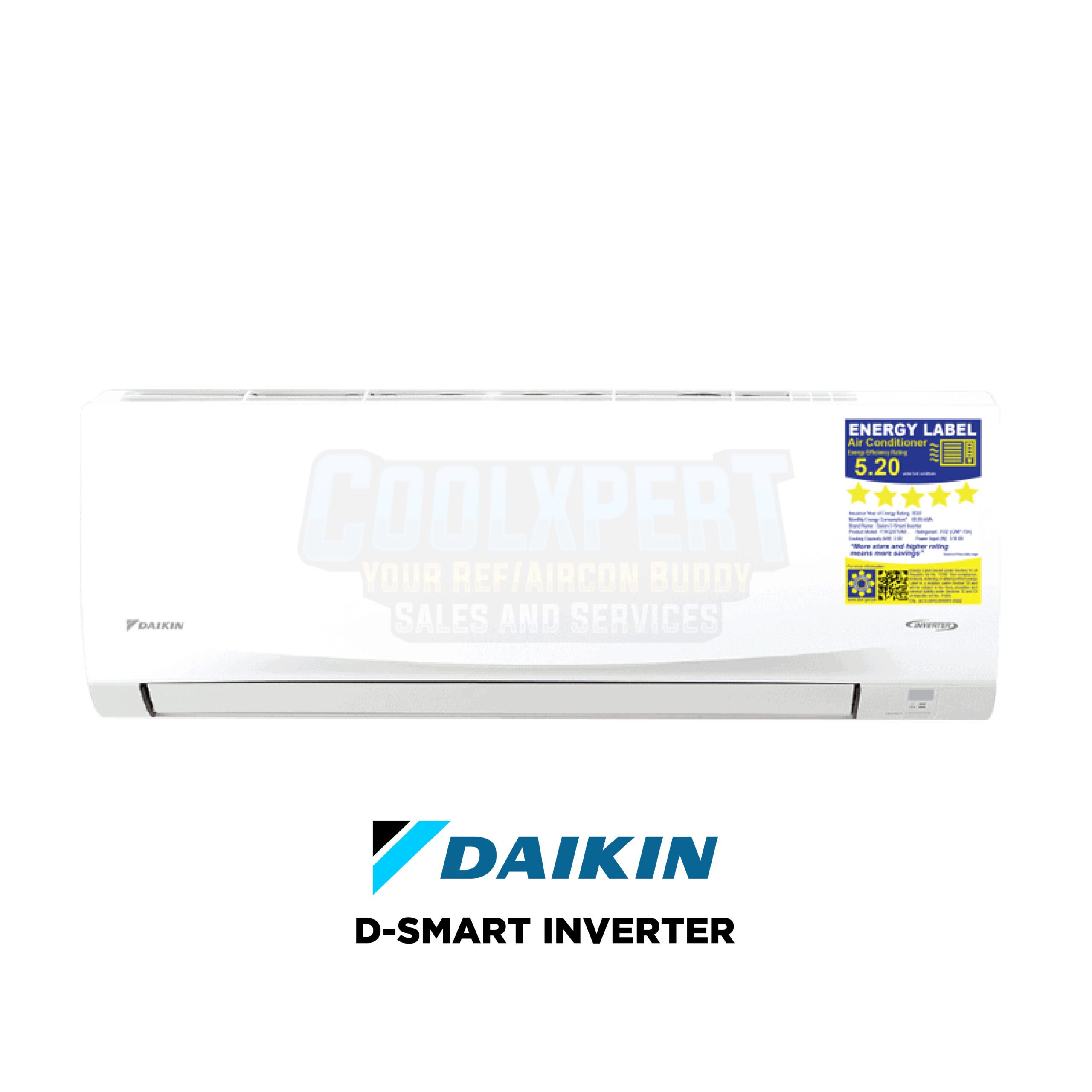 DAIKIN D-SMART SERIES WITH WIFI 3.0HP SPLIT TYPE INVERTER (FTKQ71CVAF)
