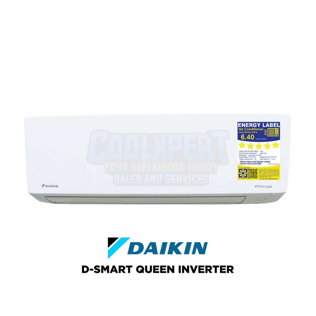 DAIKIN D-SMART QUEEN WITH WIFI SERIES 1.0HP SPLIT TYPE INVERTER (FTKC25BVAF)