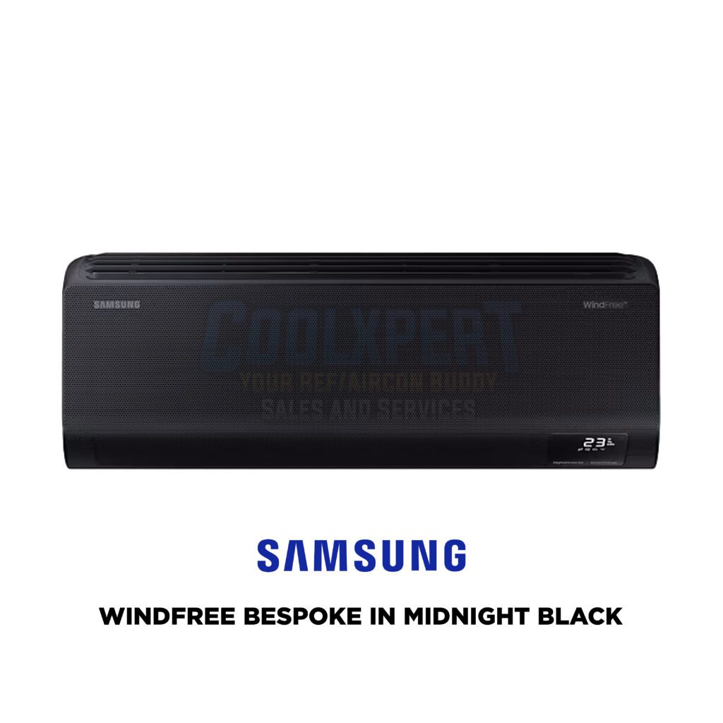 SAMSUNG WINDFREE BESPOKE IN MIDNIGHT BLACK 1.5HP SPLIT TYPE (AR13CYECABTNTC)
